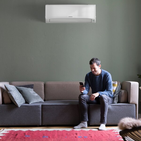 HITACHI airHome 400 klima uređaj 2.5kW RAC-DJ25WHAE_RAK-DJ25RHAE