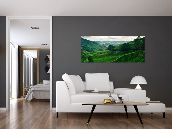 Slika - Plantaže čaja u Maleziji (120x50 cm)
