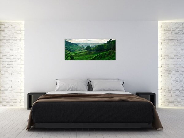 Slika - Plantaže čaja u Maleziji (120x50 cm)