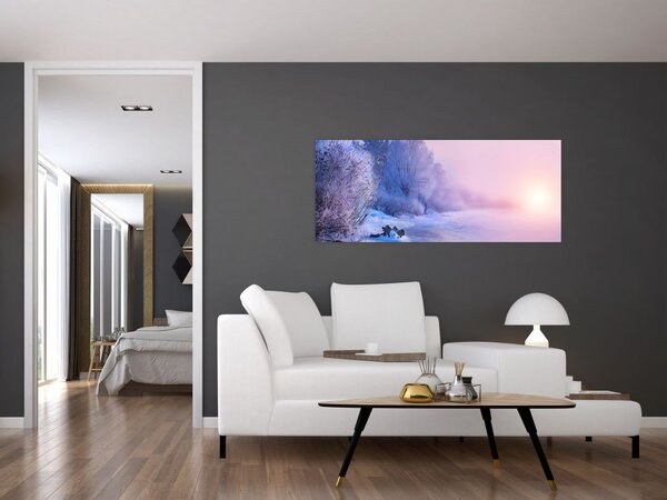 Slika - Smrznuta rijeka (120x50 cm)