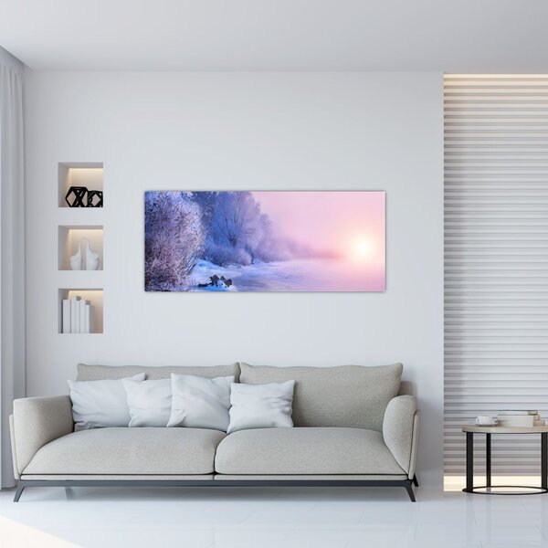 Slika - Smrznuta rijeka (120x50 cm)