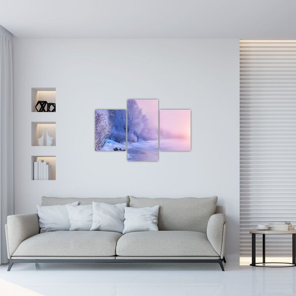 Slika - Smrznuta rijeka (90x60 cm)