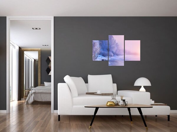 Slika - Smrznuta rijeka (90x60 cm)