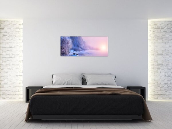 Slika - Smrznuta rijeka (120x50 cm)
