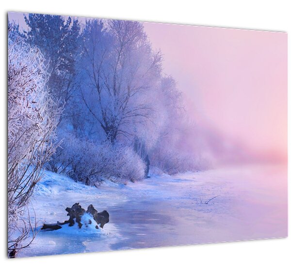 Slika - Smrznuta rijeka (70x50 cm)