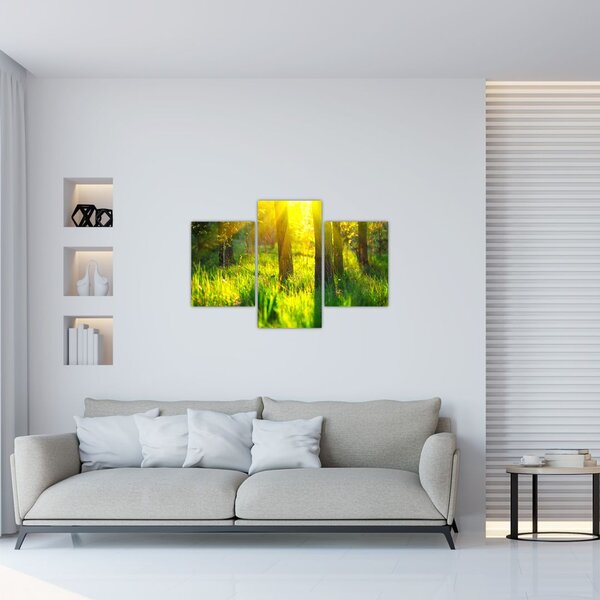 Slika - Proljetno buđenje šume (90x60 cm)