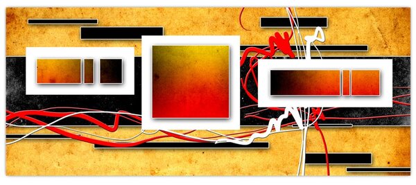 Slika - Apstrakcija (120x50 cm)