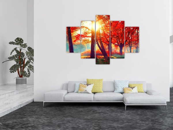 Slika - Jesenski krajolik (150x105 cm)