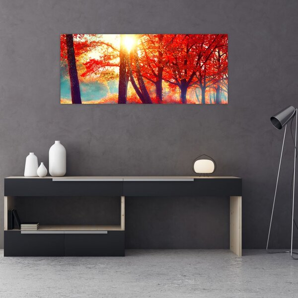 Slika - Jesenski krajolik (120x50 cm)
