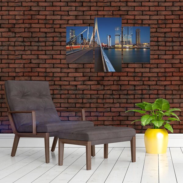 Slika - Sumrak u Rotterdamu, Nizozemska (90x60 cm)