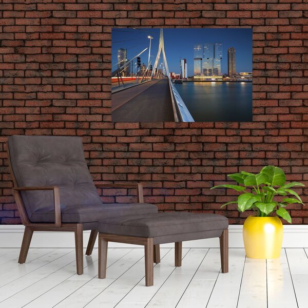 Slika - Sumrak u Rotterdamu, Nizozemska (90x60 cm)