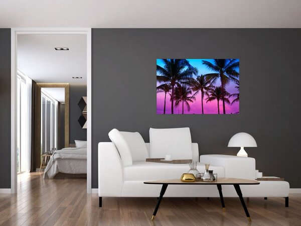 Slika - Palme u Miamiju (90x60 cm)
