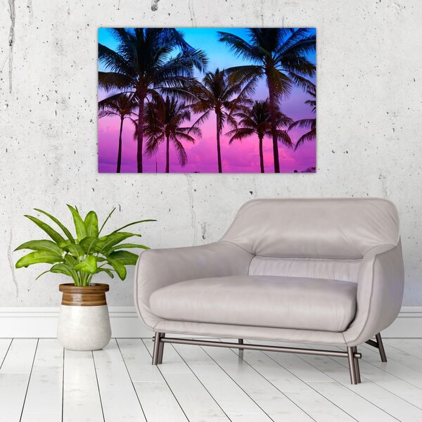 Slika - Palme u Miamiju (90x60 cm)