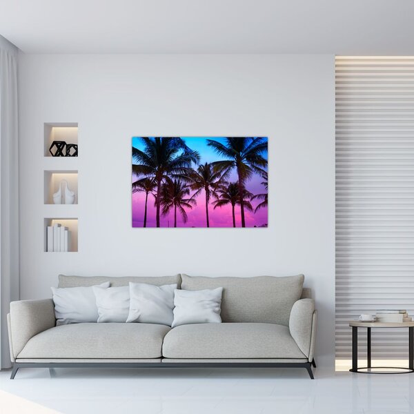 Slika - Palme u Miamiju (90x60 cm)