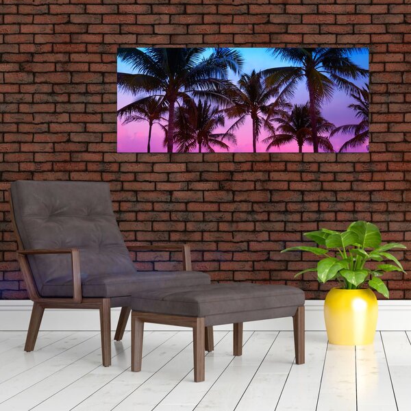 Slika - Palme u Miamiju (120x50 cm)