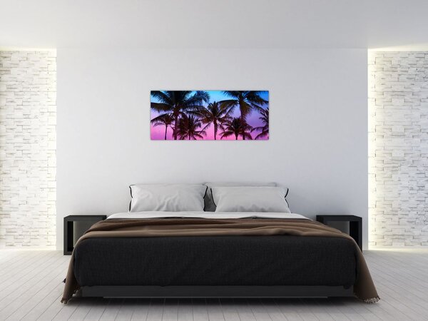 Slika - Palme u Miamiju (120x50 cm)