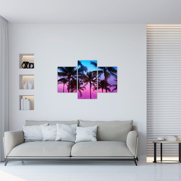 Slika - Palme u Miamiju (90x60 cm)