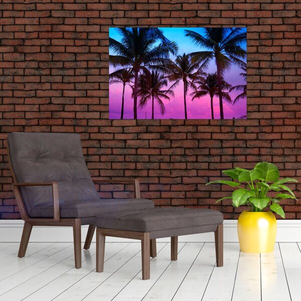 Slika - Palme u Miamiju (90x60 cm)