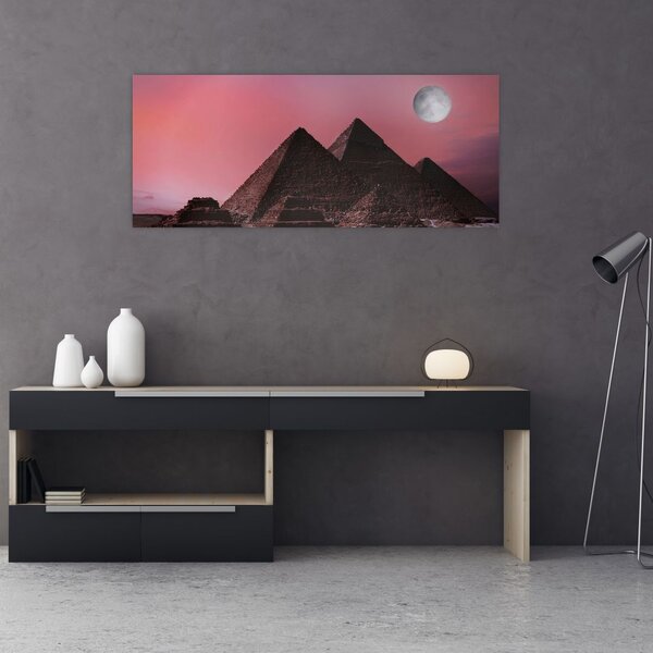 Slika - Piramide u Gizi, Egipat (120x50 cm)