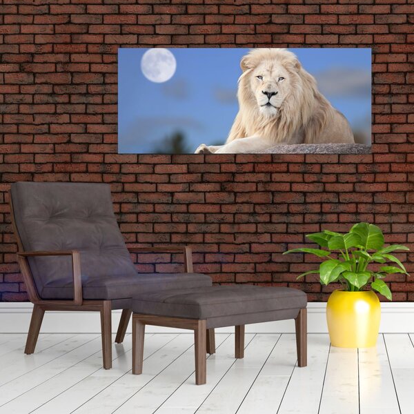 Slika - Bijeli lav (120x50 cm)
