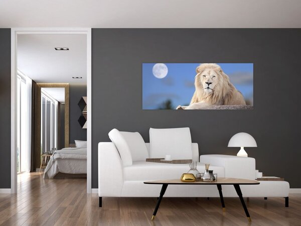 Slika - Bijeli lav (120x50 cm)