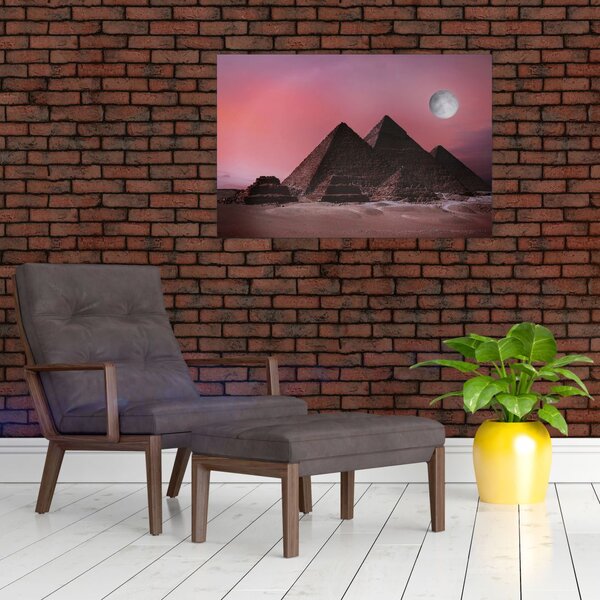 Slika - Piramide u Gizi, Egipat (90x60 cm)