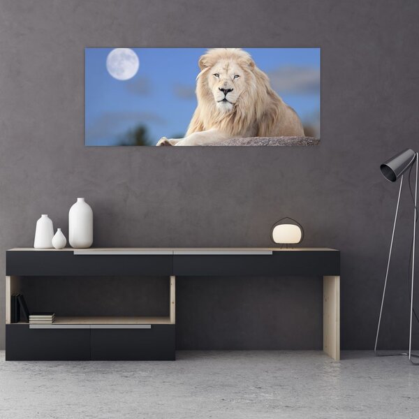 Slika - Bijeli lav (120x50 cm)