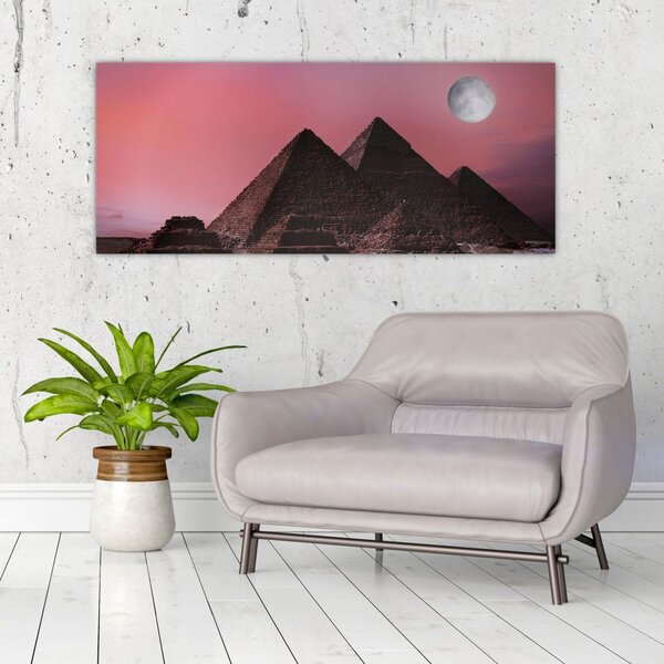 Slika - Piramide u Gizi, Egipat (120x50 cm)