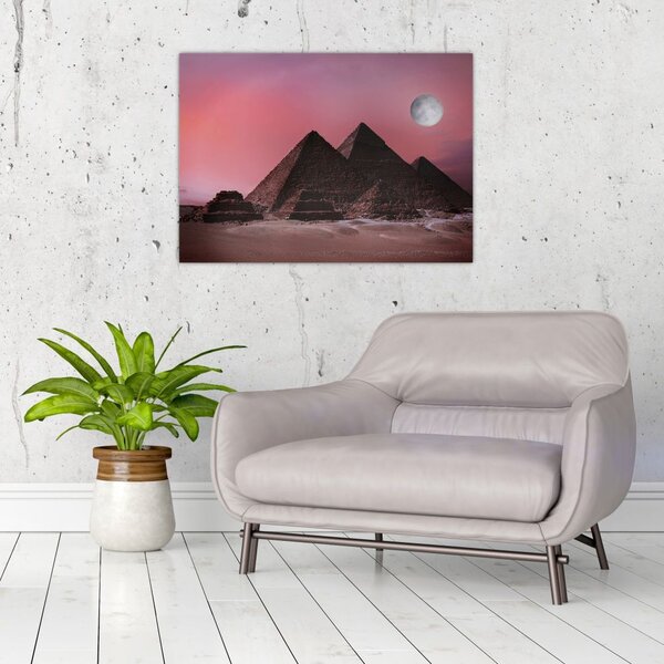 Slika - Piramide u Gizi, Egipat (70x50 cm)
