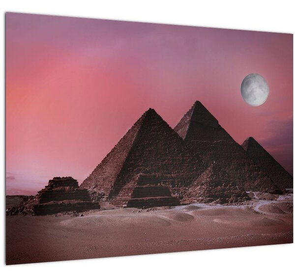 Slika - Piramide u Gizi, Egipat (70x50 cm)