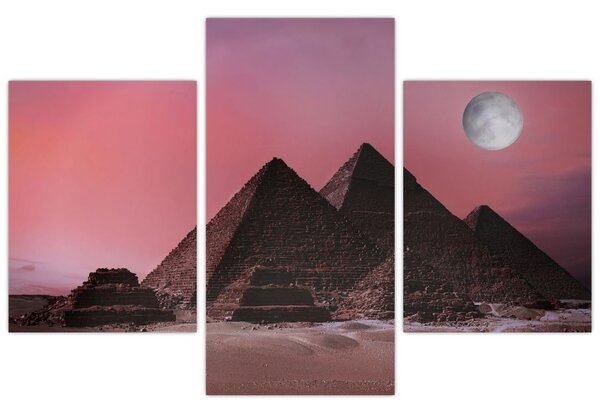 Slika - Piramide u Gizi, Egipat (90x60 cm)
