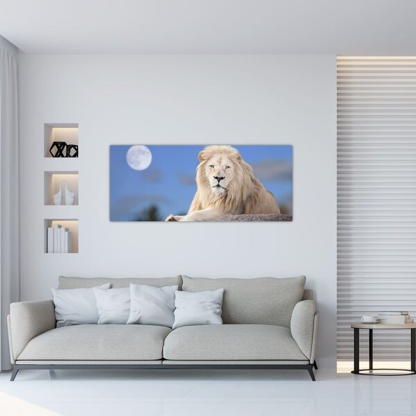 Slika - Bijeli lav (120x50 cm)