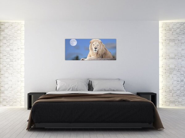 Slika - Bijeli lav (120x50 cm)