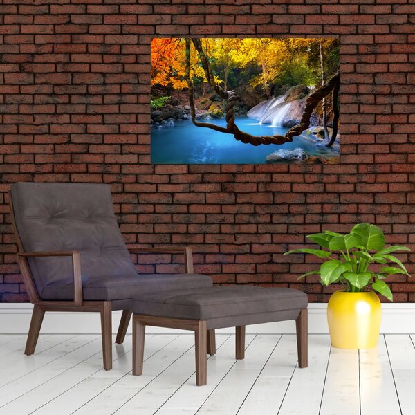 Slika - Slapovi u Aziji (90x60 cm)