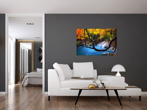 Slika - Slapovi u Aziji (90x60 cm)