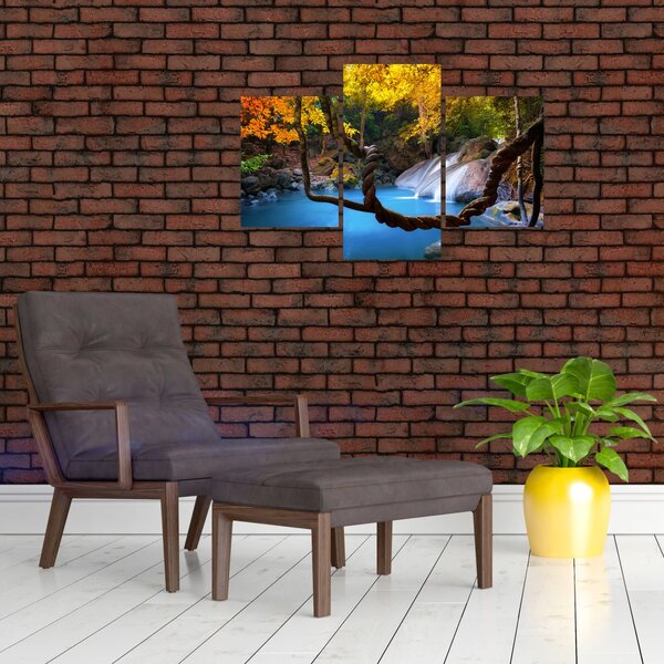 Slika - Slapovi u Aziji (90x60 cm)