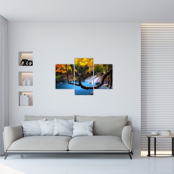 Slika - Slapovi u Aziji (90x60 cm)