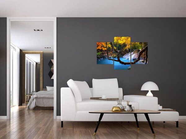 Slika - Slapovi u Aziji (90x60 cm)
