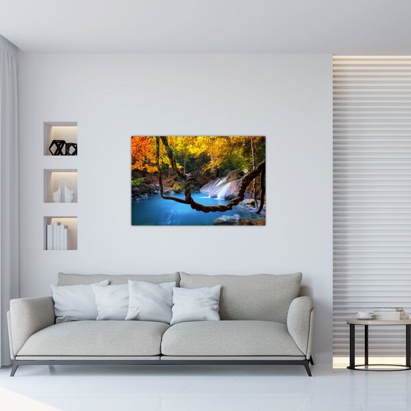 Slika - Slapovi u Aziji (90x60 cm)