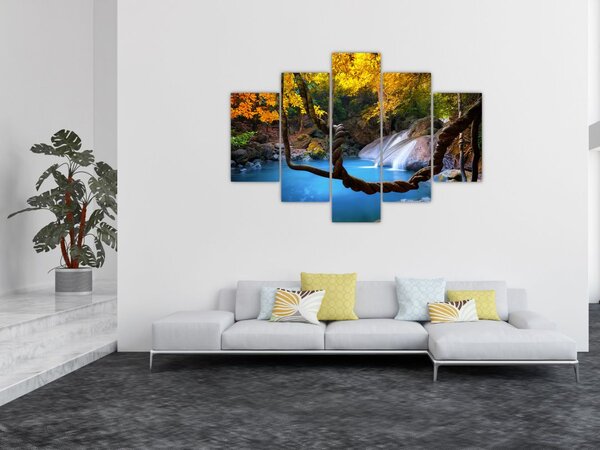 Slika - Slapovi u Aziji (150x105 cm)