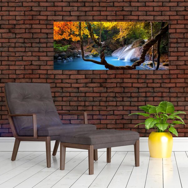Slika - Slapovi u Aziji (120x50 cm)