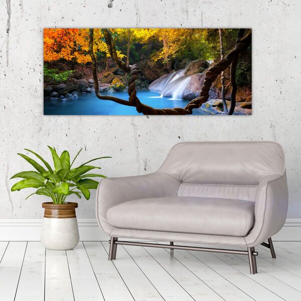 Slika - Slapovi u Aziji (120x50 cm)