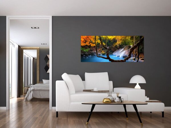Slika - Slapovi u Aziji (120x50 cm)