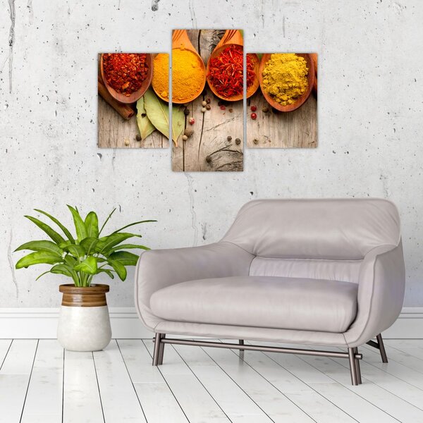 Slika - Začini na drvetu (90x60 cm)