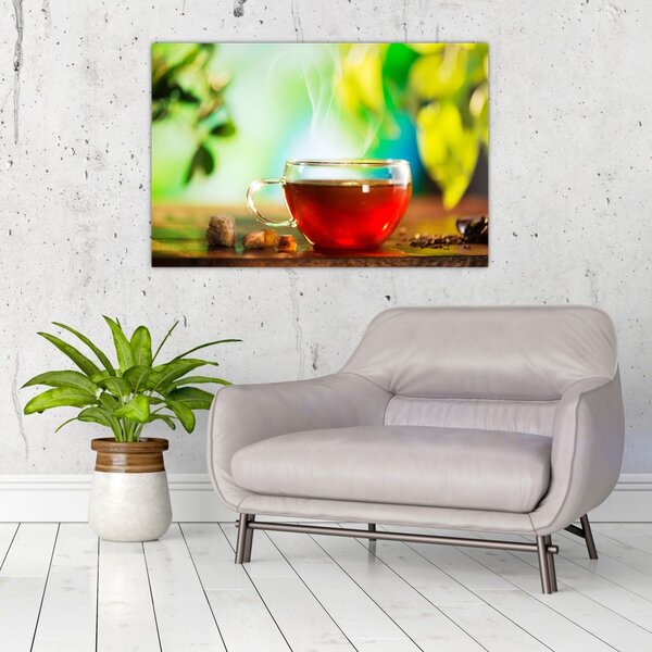Slika - Mrtva priroda s čajem (90x60 cm)