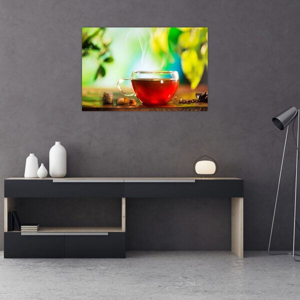 Slika - Mrtva priroda s čajem (90x60 cm)