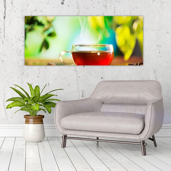 Slika - Mrtva priroda s čajem (120x50 cm)