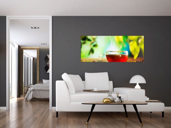 Slika - Mrtva priroda s čajem (120x50 cm)