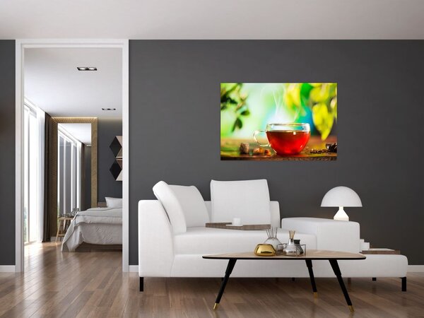 Slika - Mrtva priroda s čajem (90x60 cm)