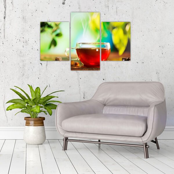 Slika - Mrtva priroda s čajem (90x60 cm)